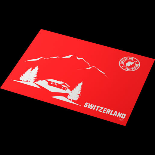 Duni Tischset – Schweiz – 30 × 40 cm – Dunicel – 100 Stk.