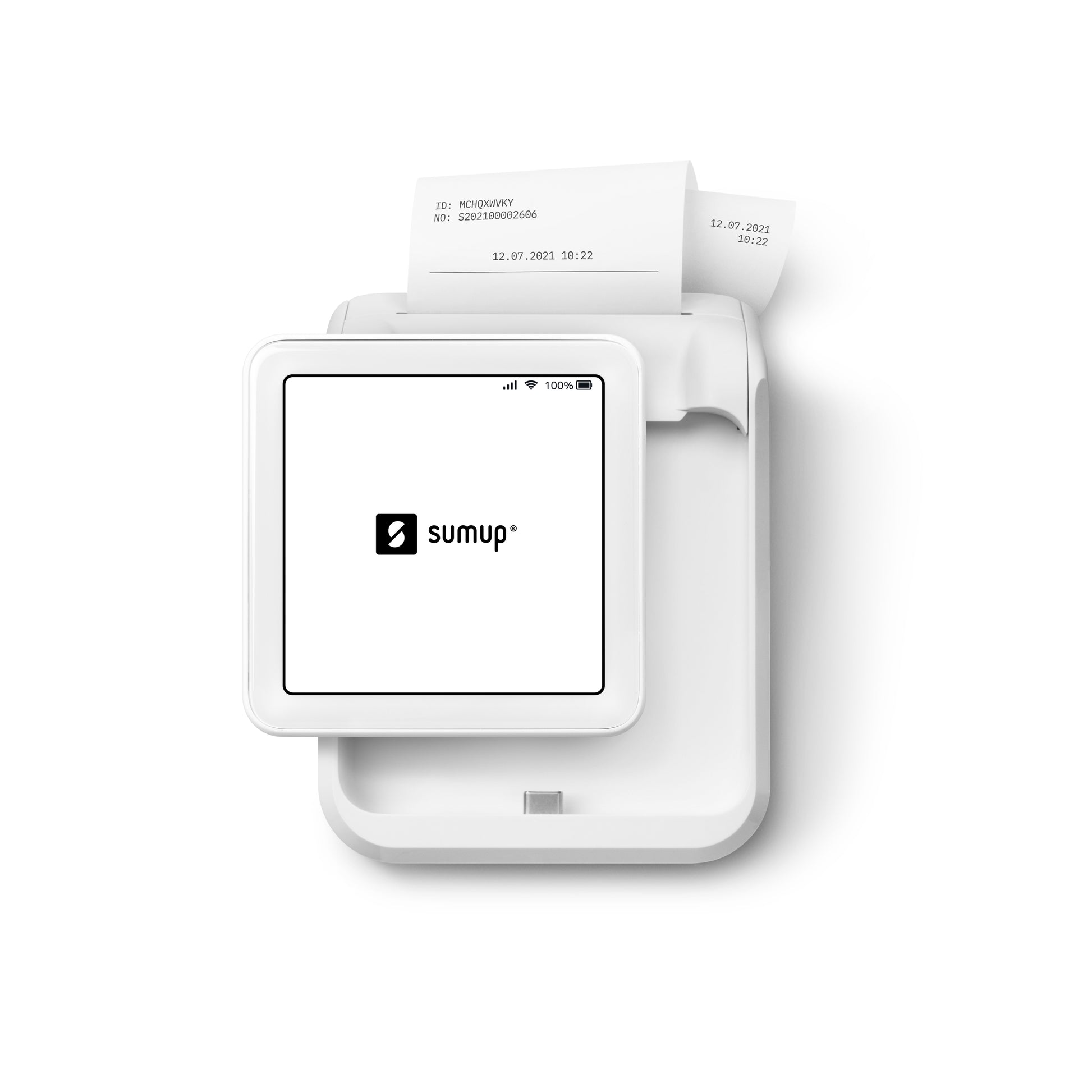 SumUp Solo – Mobiles POS-Terminal – WLAN, 4G, NFC – Weiss