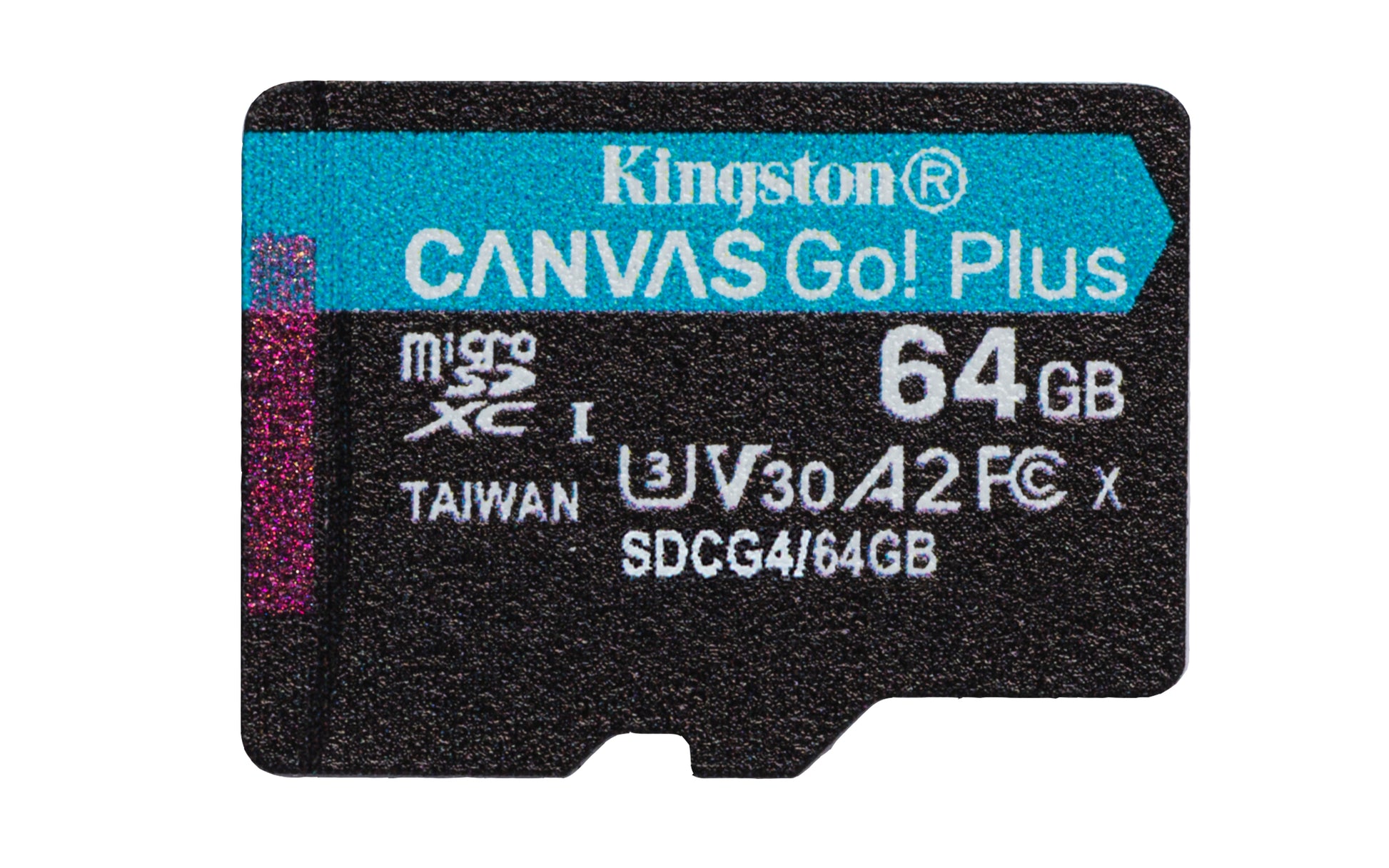 Kingston Technology Kingston Canvas Go Plus microSDXC 64 GB – UHS-I, Klasse 10, U3, V30, A2, 200/100 MB/s, ohne Adapter