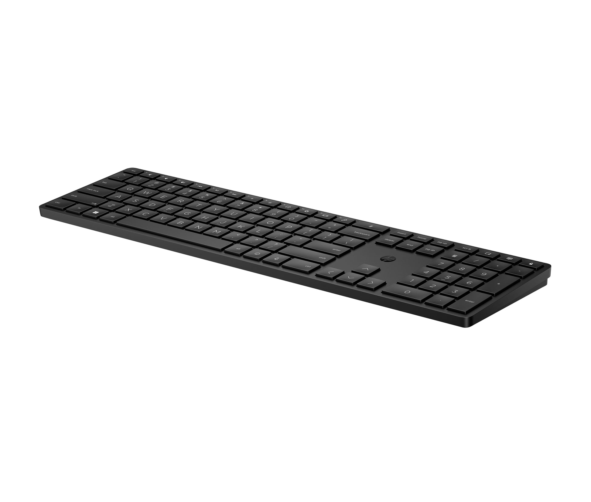 HP 450 Wireless – Tastatur – kabelgebunden & 2,4 GHz USB-A (Empfänger) – schwarz