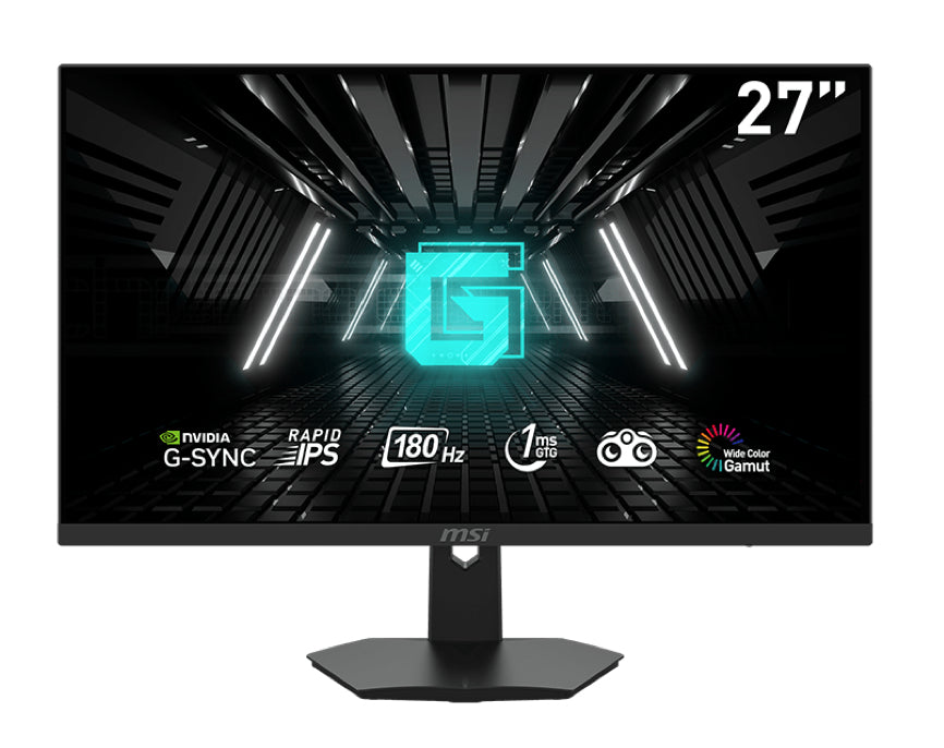 MSI G274FDE – Monitor, 27", 1920 × 1080 (Full HD), IPS, 180 Hz, 250 cd/m², G-Sync, VESA 75 × 75, Schwarz