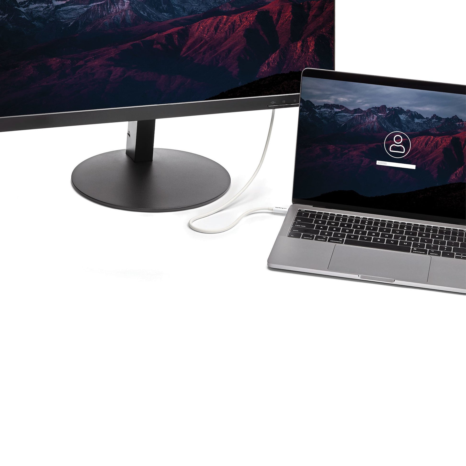 StarTech.com Thunderbolt 3 (USB-C) Kabel – 40 Gbit/s – 0,5 m – PD 100 W – PVC – Weiss