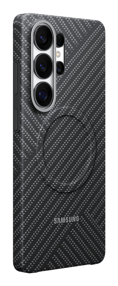 Samsung M3 Carbon Magnet – Backcover – für Samsung Galaxy S26 Ultra, Karbonfaser, Dunkelgrau