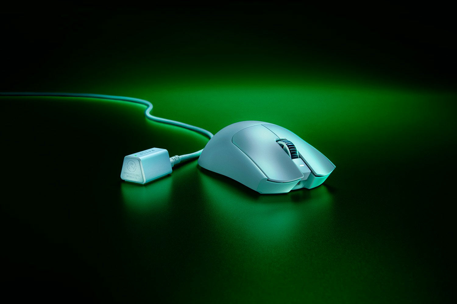 Razer Viper V3 Pro Gaming-Maus – kabellos, USB-C, 35'000 dpi, 8'000 Hz, 6 Tasten, für Rechtshänder, weiss