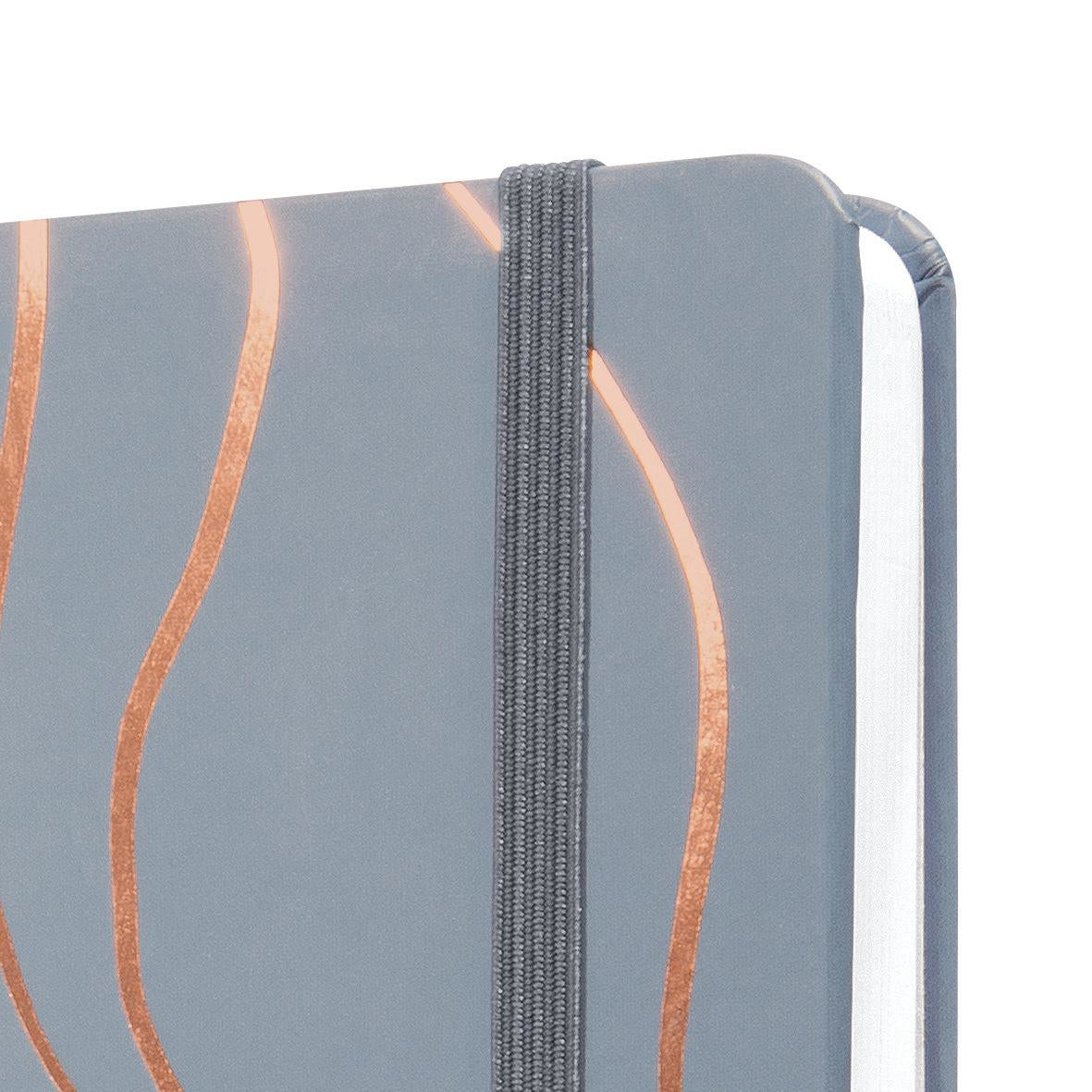 Sigel Notizbuch A5, liniert, Fadenheftung, Hardcover, 174 Seiten, perforiert, 80 g/m² – mehrfarbig