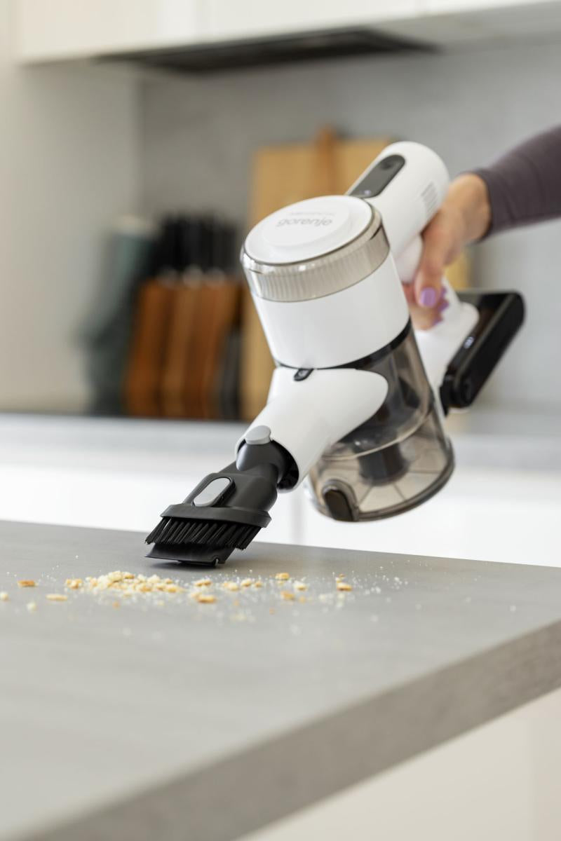 Gorenje Kabelloser Staubsauger SVC222230AEW, 2-in-1 – 40 Min., 25 AW, Behälter 0,7 l