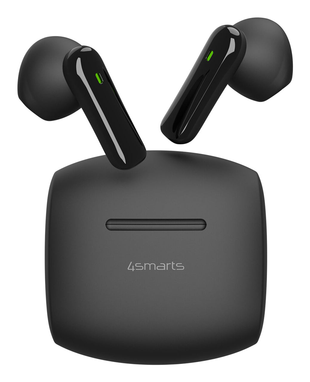 4smarts SkyBuds Air TWS In-Ear – Qi-Ladecase, Schwarz, BT 5.4