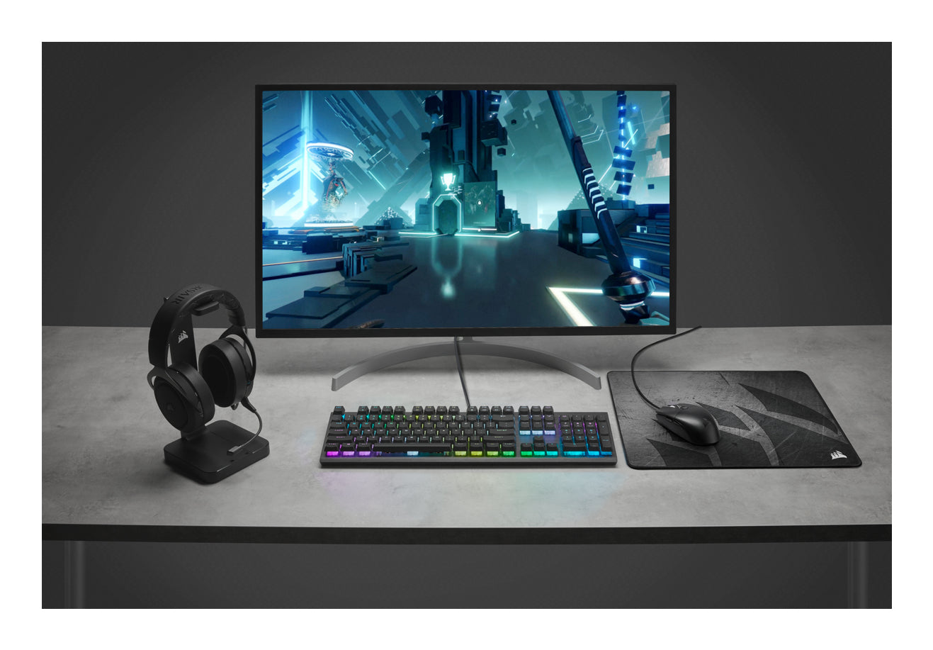 Corsair KATAR PRO XT Gaming-Maus – kabelgebunden, USB-A, 18'000 dpi, 6 Tasten, beidhändig, schwarz