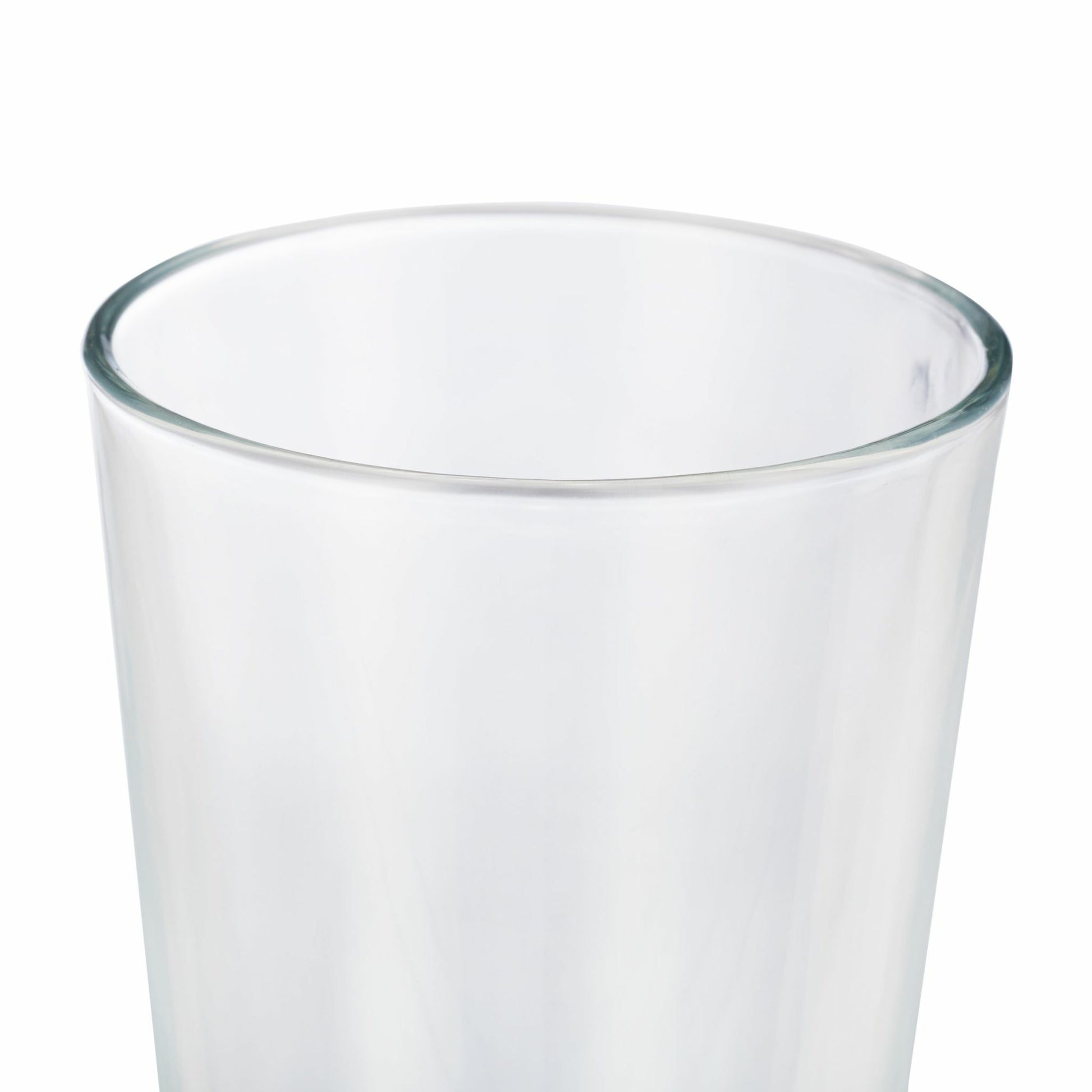 Relaxdays Trinkglas – 500 ml, Ø 9 cm, H 14,5 cm, Glas, Transparent