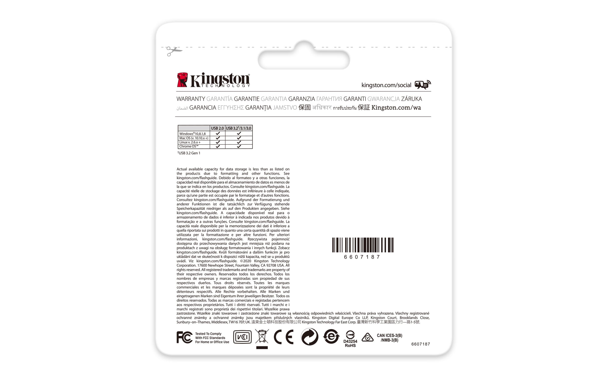 Kingston Technology Kingston DataTraveler Kyson USB-Stick – 512 GB, USB 3.2 Gen 1, 200 MB/s