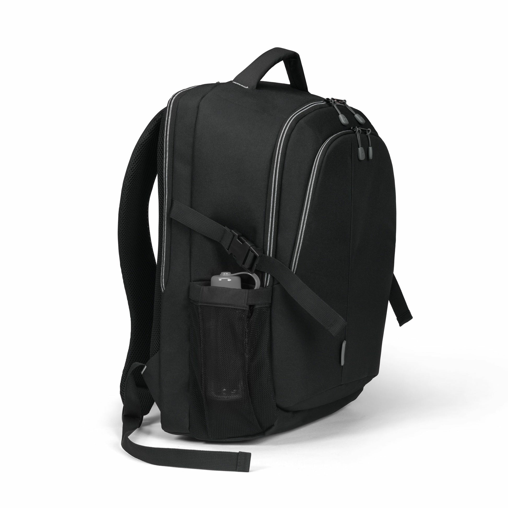 DICOTA Notebook-Rucksack bis 15,6" – 25 l, Trolley-aufsteckbar – Schwarz