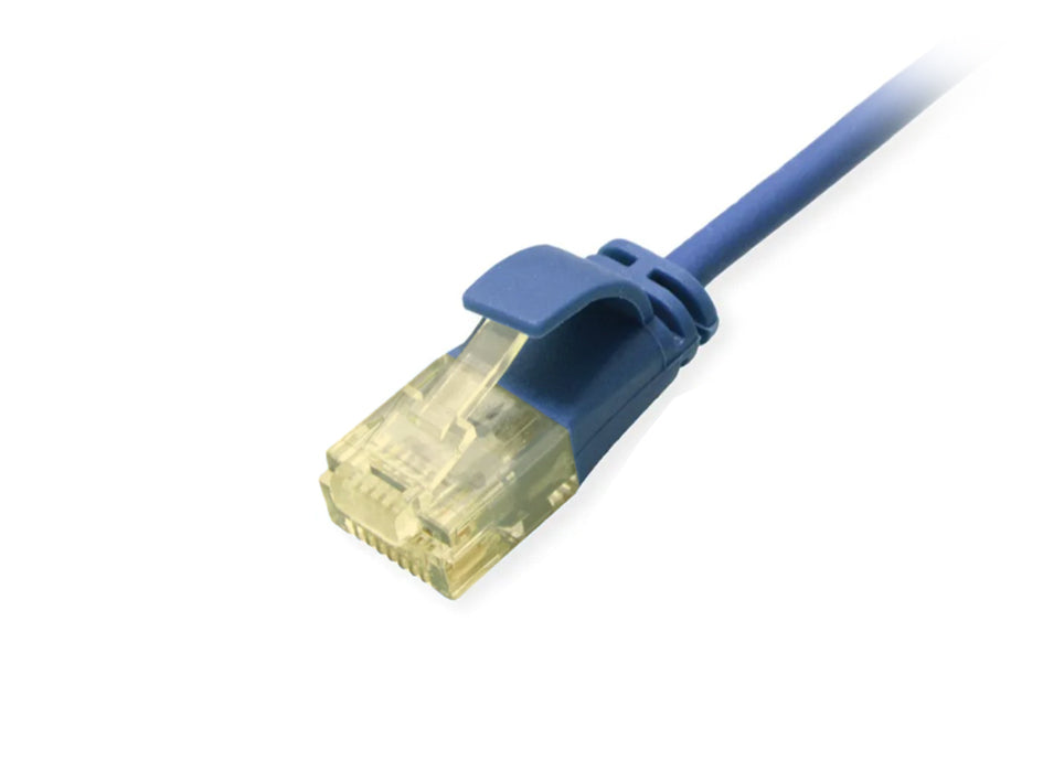 Equip Slim Patchkabel – Cat6a U/UTP, 0,5 m, Blau, LSZH, RJ-45