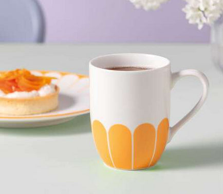 Villeroy & Boch Fleur Soleil Henkelbecher – Spülmaschinenfest, Gelb