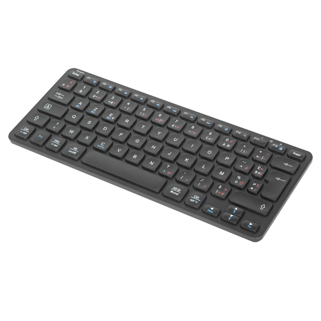 Targus Multi-Device Compact – Tastatur (Mini) – Bluetooth 5.1 – AZERTY (FR) – Schwarz