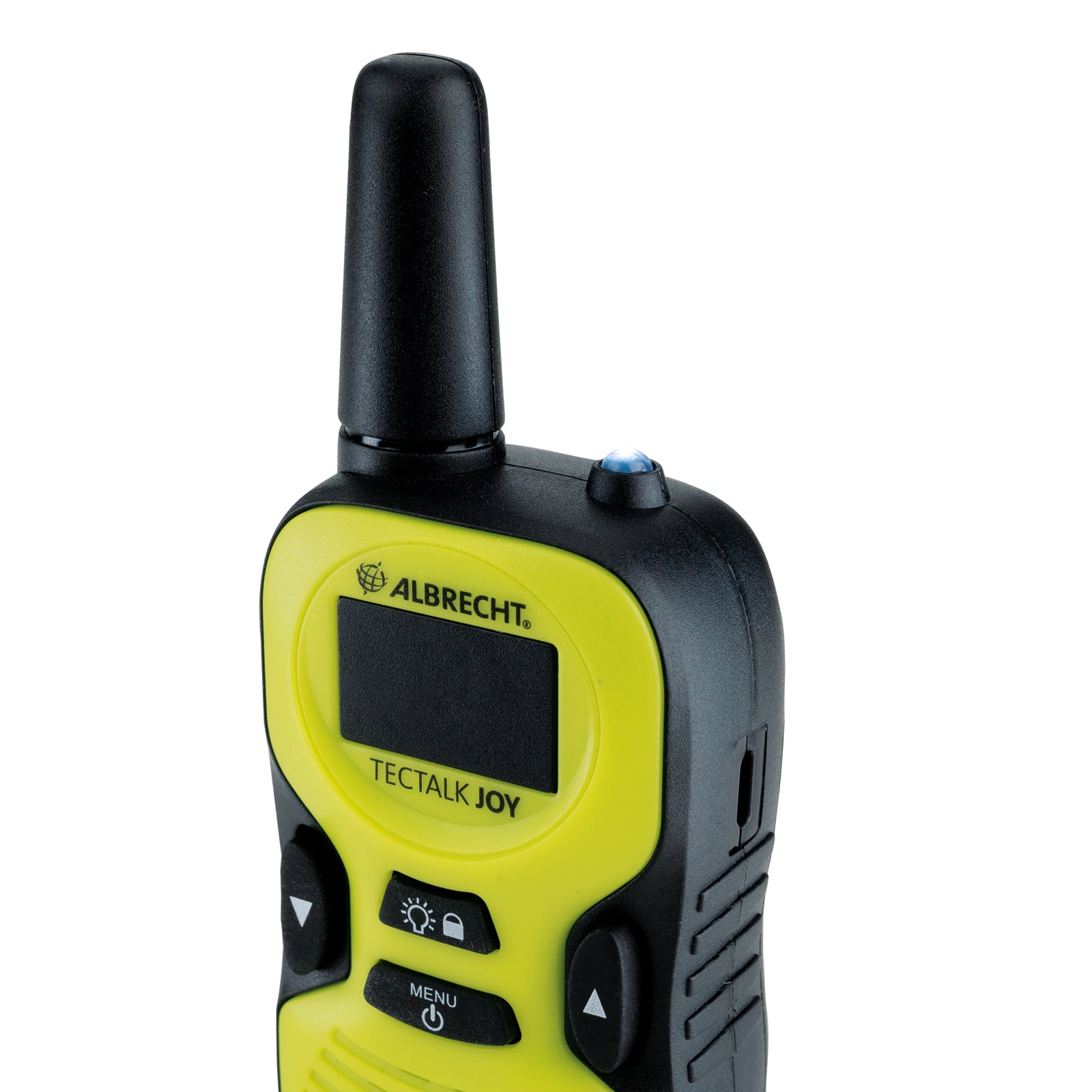 Albrecht Tectalk Joy – Funkgerät Set (2 Stück), 8 Kanäle, Reichweite bis 500 m, Micro-USB, AAA