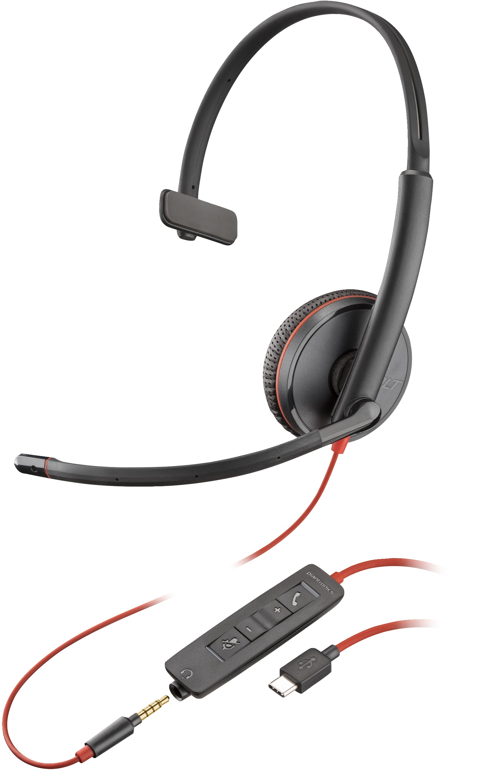 Poly Blackwire C3215 Monaural – Kabelgebunden, Büro/Callcenter