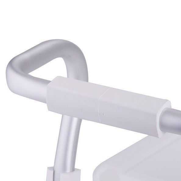 MSV Badewannensitz – 70×18,7×26,1 cm, Aluminium/Polypropylen, 120 kg, Weiss