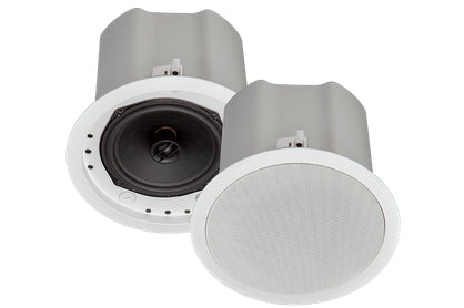 Crestron Saros Integrator 6.5 – Deckenlautsprecher – 2-Wege, 6,5", 8 Ω, 50 W, Weiss