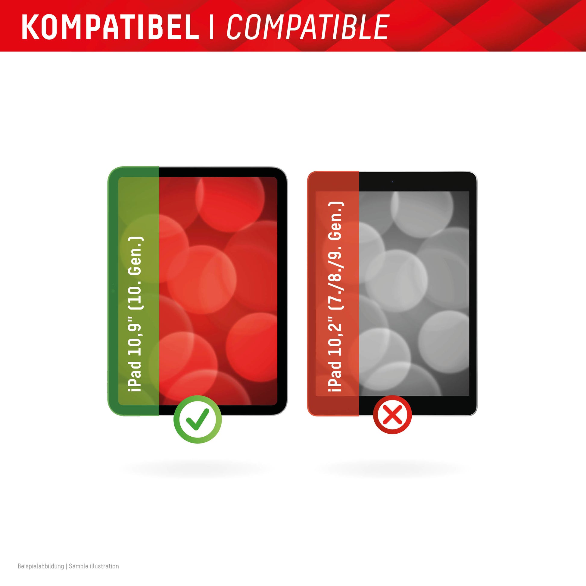 E.V.I. Displayschutzfolie für iPad 10,9" (10. Gen.) – 5H, Anti-Fingerprint