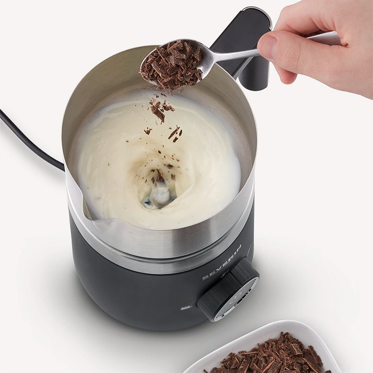 Severin Milchaufschäumer SM3585 – 500 ml, 500 W, Induktion – Schwarz/Edelstahl