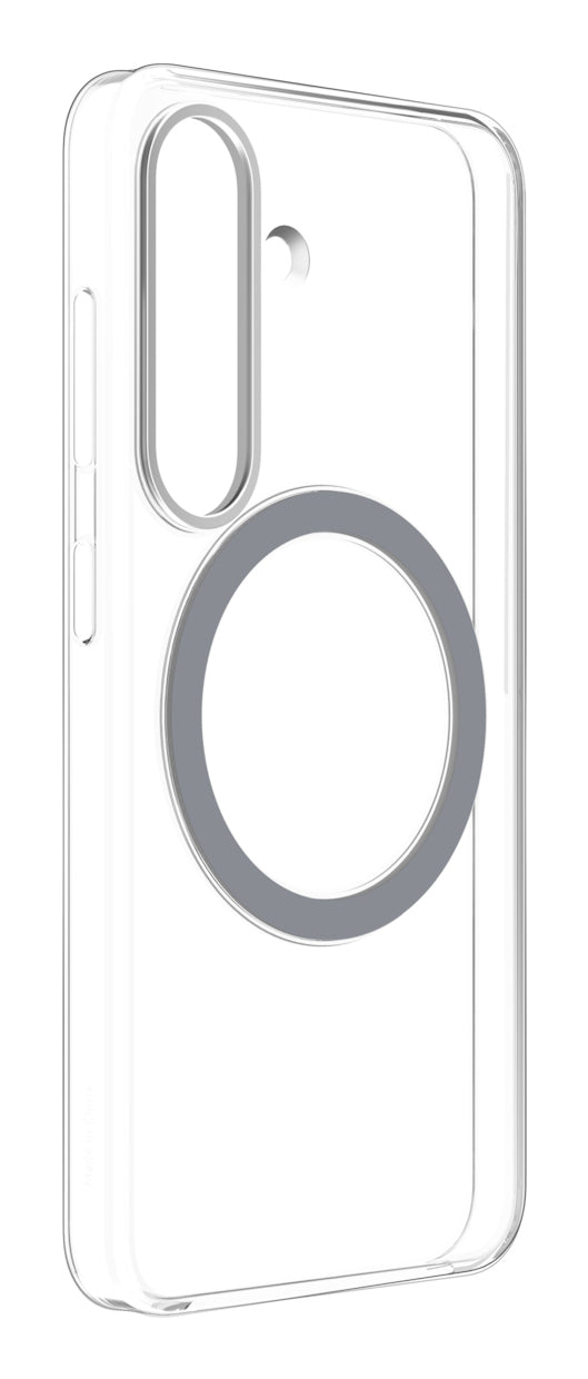 Samsung Clear Magnetic Case – Backcover – für Samsung Galaxy S25, PC, Transparent, kratzresistent