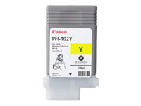 Canon Tintenpatrone PFI102Y, Gelb, 130 ml – für PFI102Y