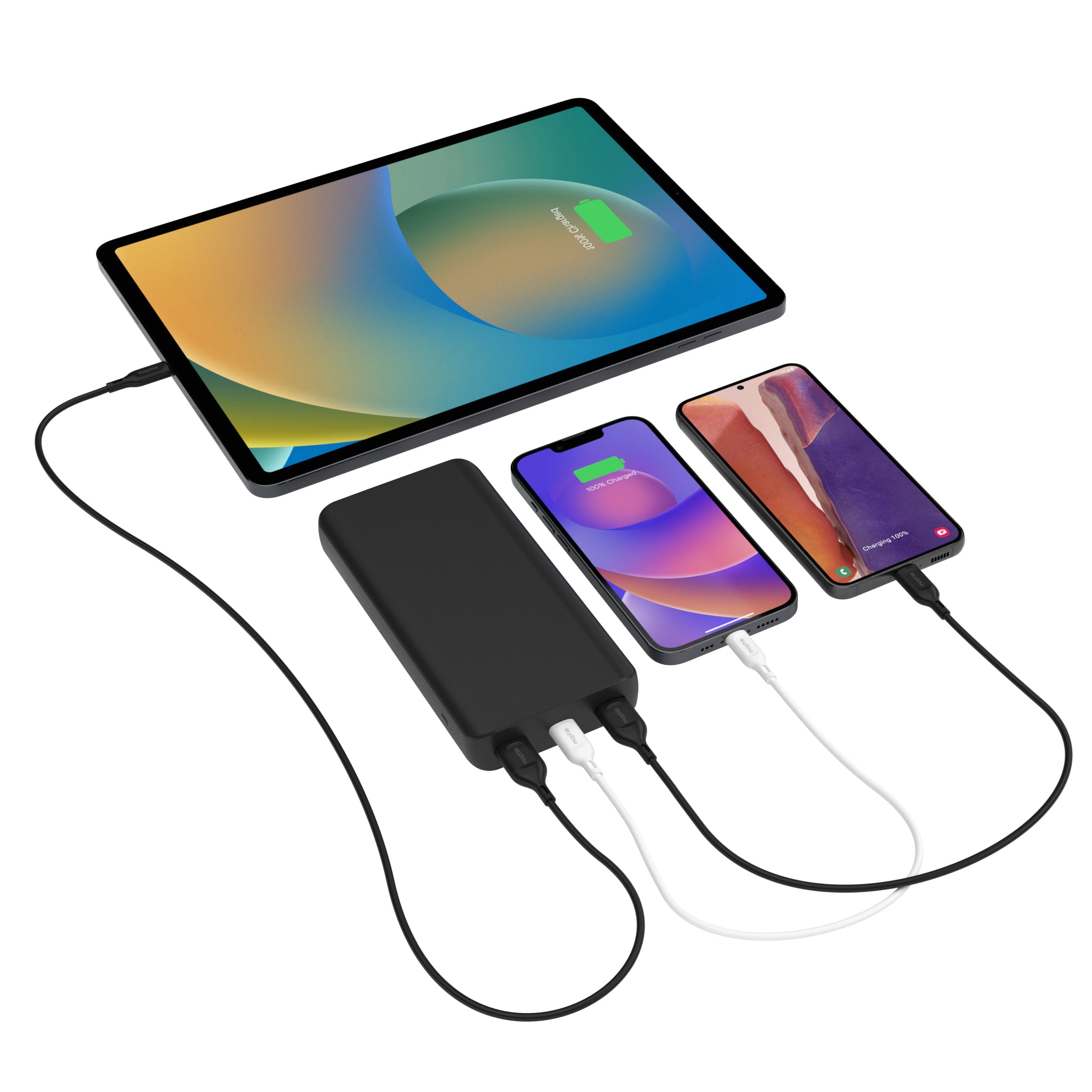 Mophie – Powerbank 20000 mAh, Schwarz