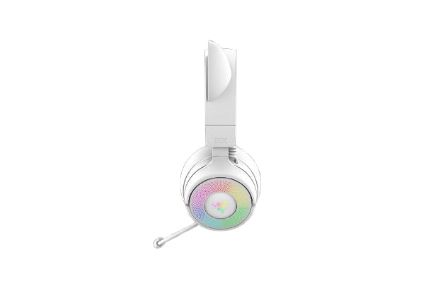 Razer Kraken Kitty V3 Pro – Gaming-Headset – Bluetooth, Surround-Sound, Mikrofon – Weiss – für PC/PS5/PS4