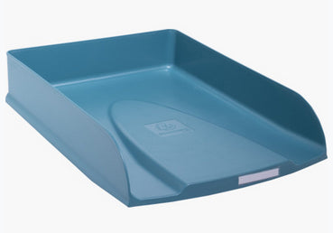 Exacompta Skandi – Briefkorb-Set für A4+, Kunststoff, Blau, 6er-Set, 346 × 65 × 255 mm