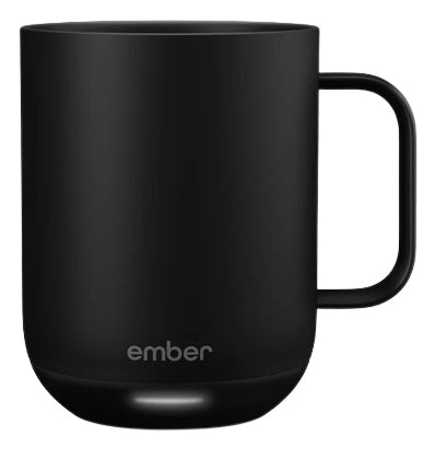 Ember Tasse Mug 2 – 414 ml, Ø 8,3 cm, H 11,7 cm, Keramik, Schwarz, mit Heizfunktion, App-gesteuert