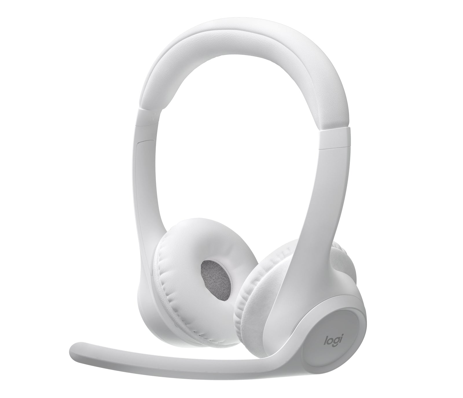 Logitech Zone 300 – Duo On-Ear Headset – Bluetooth 5.3, ANC – grauweiss – für PC/Mac/Android, u. a. – bis 16 h