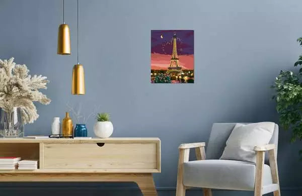Ravensburger Malen nach Zahlen-Set CreArt City of Love – ab 14 Jahren – 340 × 440 × 40 mm