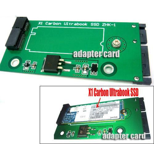 CoreParts SD5SG2 Adapter – SSD zu USB, 20+6-Pin, für Lenovo X1 Carbon – Grün