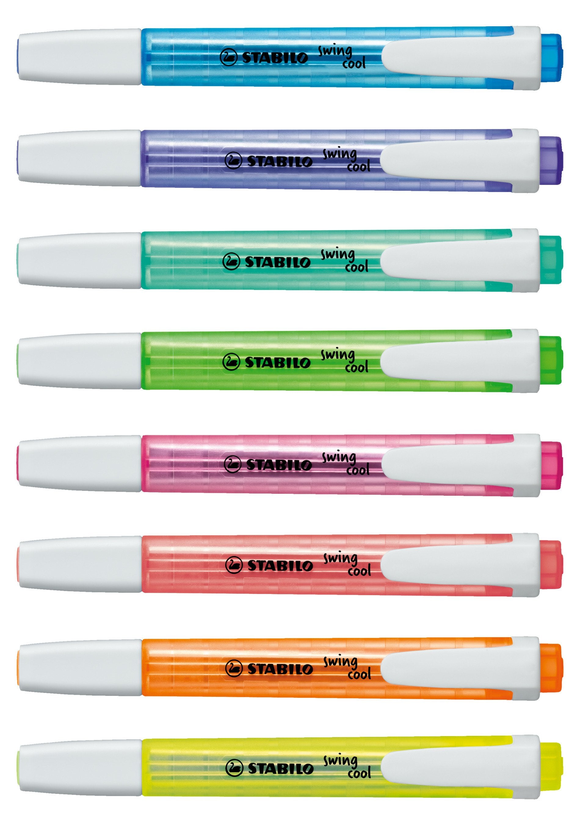 STABILO swing cool Textmarker rot – Keilspitze, 1–4 mm