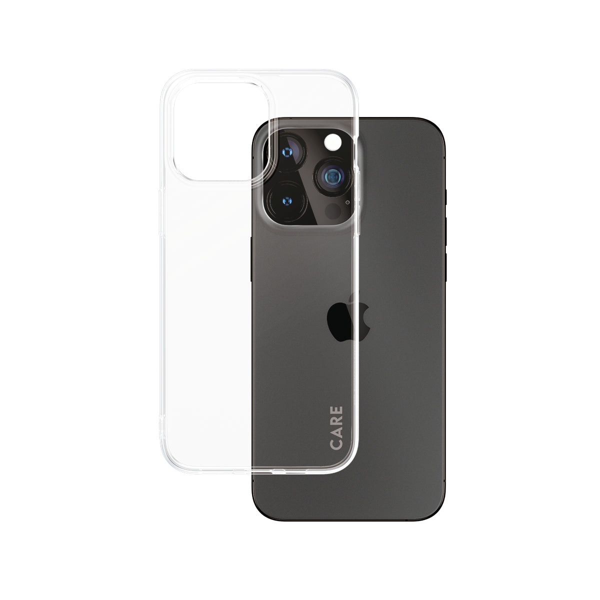 PanzerGlass CARE Backcover – für Apple iPhone 15 Pro Max, bis 1,2 m sturzsicher, Transparent, X-Ray