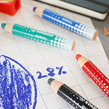 STABILO Whiteboard-Marker – 10 mm, blau, 5 Stk., trocken abwischbar – für Whiteboards/Flipcharts