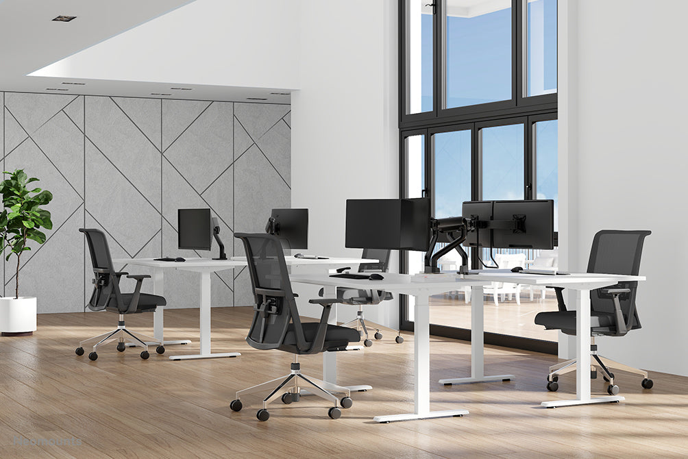 Neomounts DS70S 950Bl2 – Monitorarm, bis 35", Neigen/Schwenken, Drehen, Schwarz
