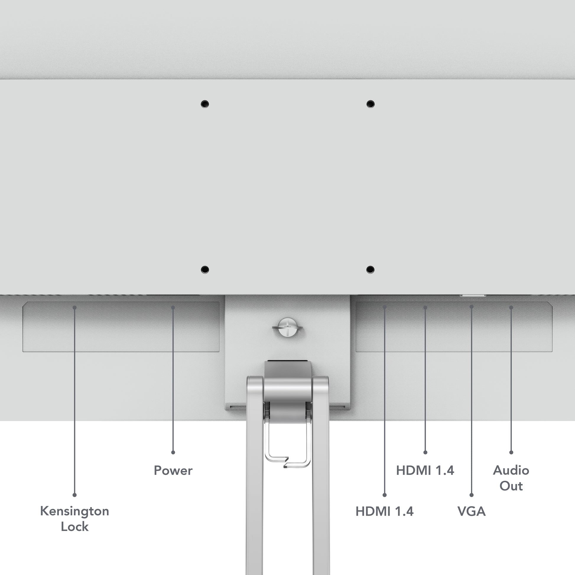 Lenovo L27-4C – Monitor, 27" 1920 × 1080 (Full HD), IPS, 144 Hz, 300 cd/m², VESA 100 × 100, Cloud grau