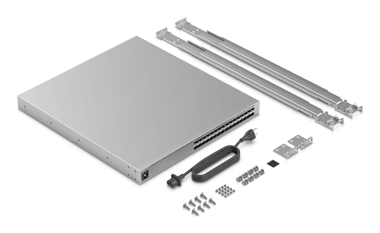 Ubiquiti Managed Switch – 32×SFP28, L2/L3, 1U