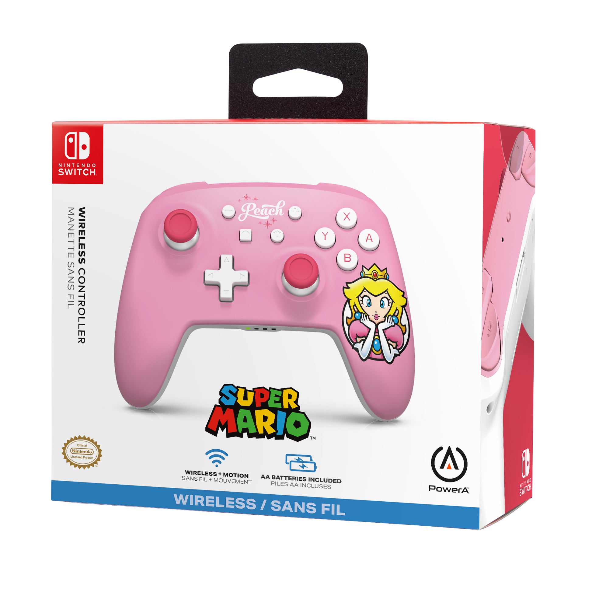 PowerA NSGP0289-01 – Gamepad – Kabellos, für Nintendo Switch, Nintendo Switch Lite & Nintendo Switch OLED, Pin