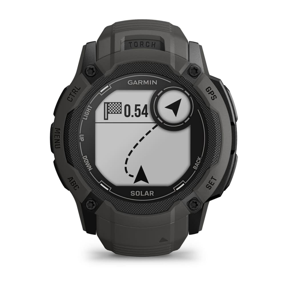 Garmin Instinct 2X Solar – GPS-Smartwatch – 50 mm, 1,1", GPS, MIP, Power Glass, 10 ATM, Graphit