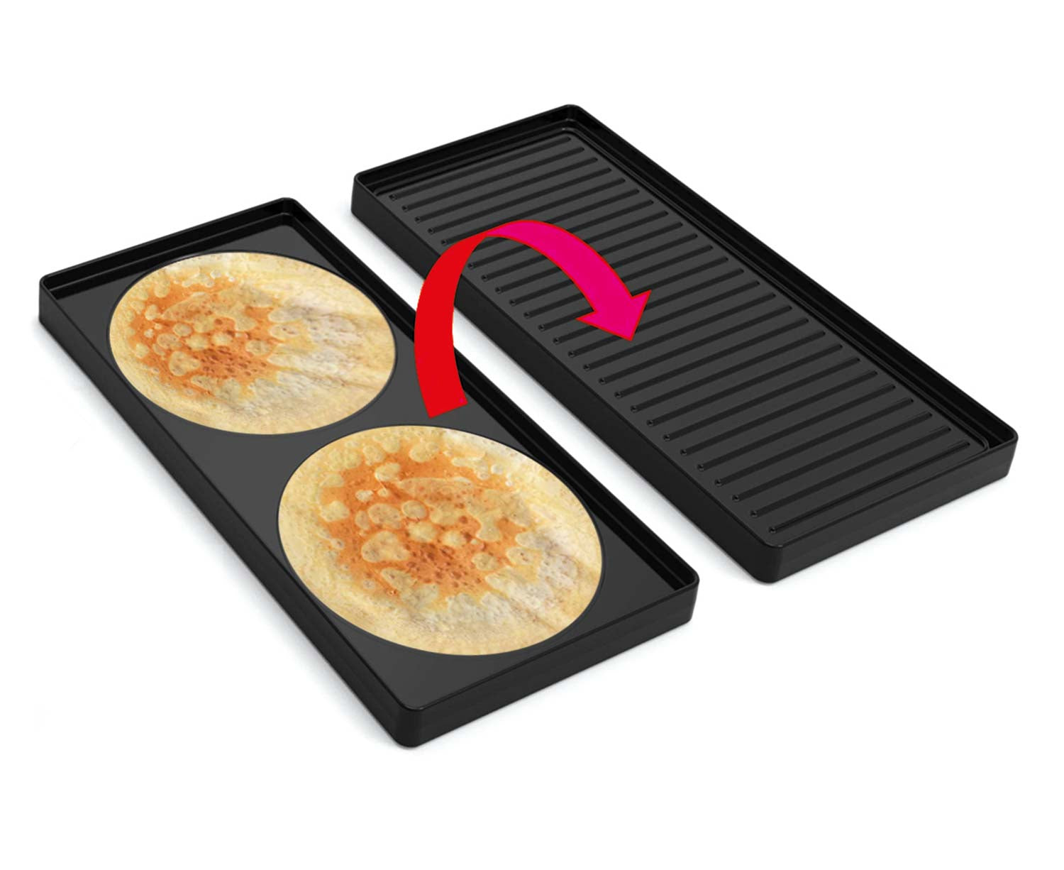 Koenig Raclette-Grill – 8 Personen, 1800 W, Antihaftbeschichtet – Schwarz/Edelstahl