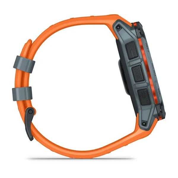 Garmin Instinct 3 Solar – GPS-Smartwatch – 50 mm, GPS, NFC, Orange, Sportarmband