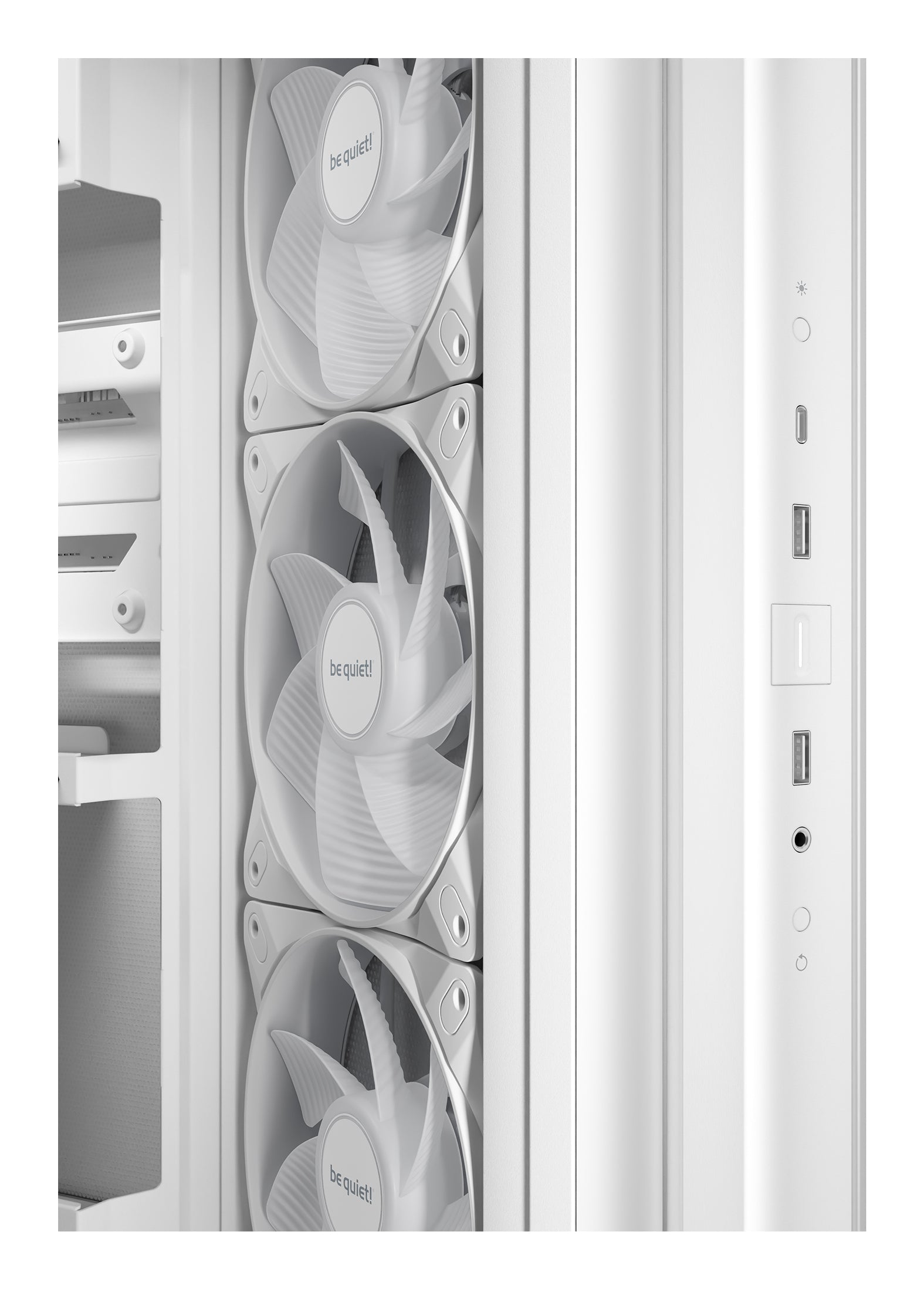 be quiet! be quiet Light Base 500 LX – PC-Gehäuse – Weiss, Midi Tower, für ATX, micro-ATX, Mini-ITX, Seitenfenster