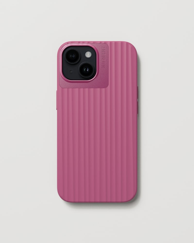 Nudient – Backcover – für Apple iPhone 15 – Deep Pink