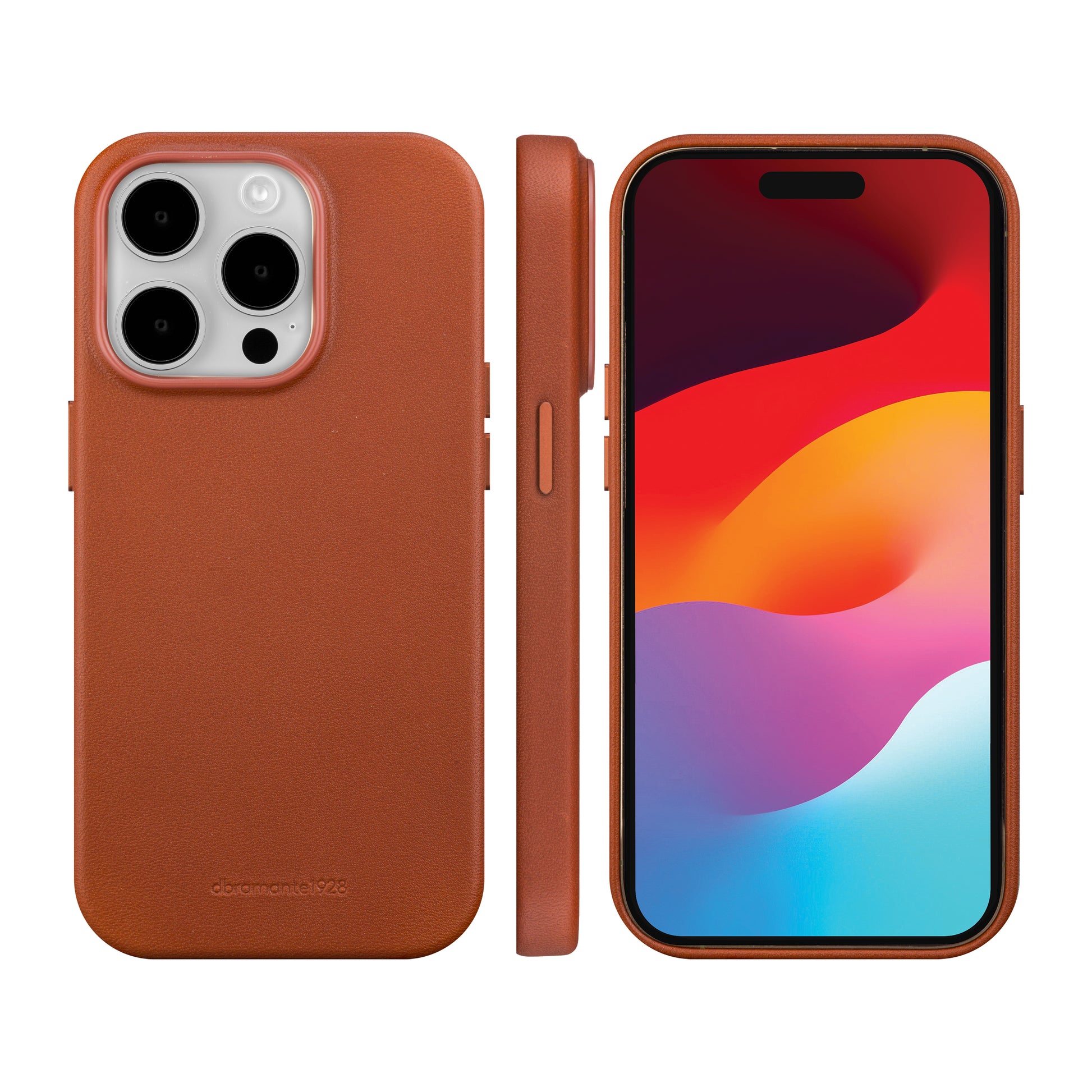 dbramante1928 Backcover Roskilde – für Apple iPhone 15 Pro Max – braun – MagSafe-kompatibel