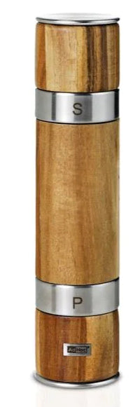 AdHoc AHM-MP90 – Salz-/Pfeffermühle Ø 5,5 × 21 cm, Holz, Braun