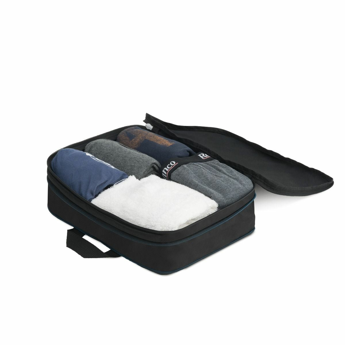 DICOTA Reissverschlusstasche – Reissverschluss – 30 × 22 × 6 cm – Schwarz – Polyethylenterephthalat (PET)