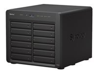 Synology DS2422+ – 12-Bay Tower NAS – AMD Ryzen V1500B, 4 GB RAM, 1GbE, DSM, für 2,5"/3,5" HDD/SSD, SATA