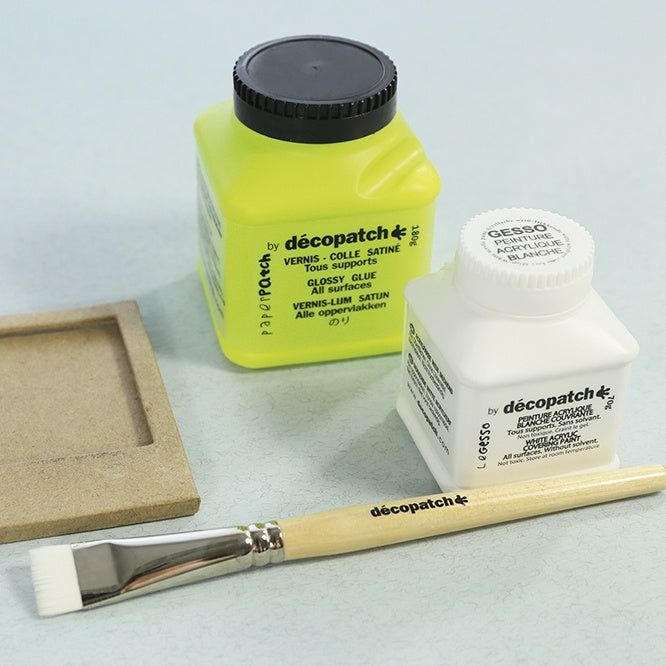 Décopatch Kleber & Lack Paperpatch – Seidenmatt, auf Wasserbasis, 180 ml, für Papier u. a., PP150AO